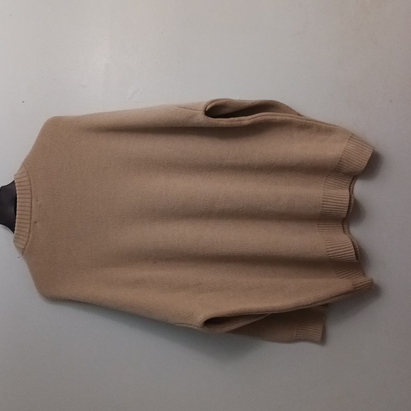 Zara size L-XL men's tan wool  blend oversized sweater. - Picture 7 of 15